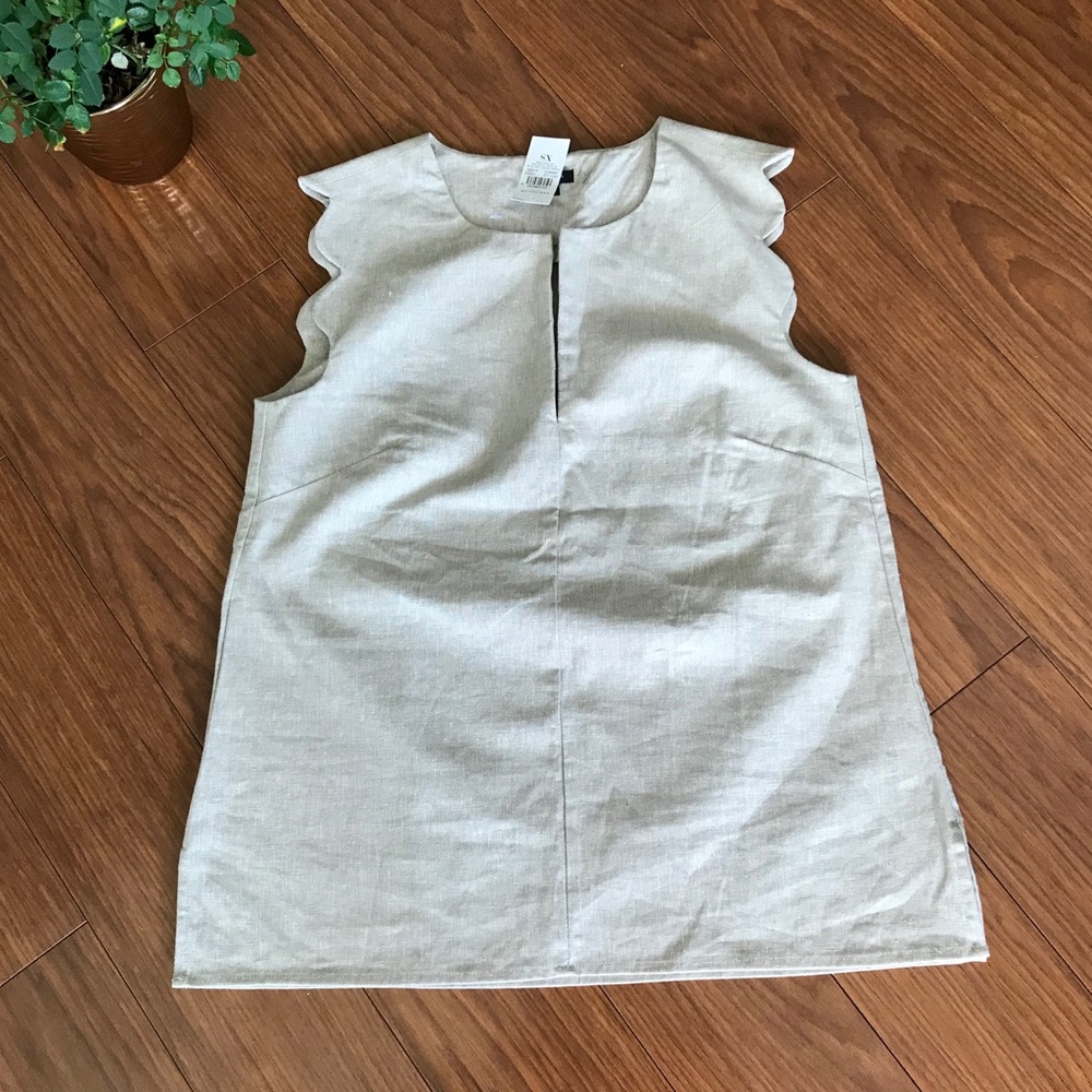 Ann Taylor Linen Old Money Minimalist  Style NWT